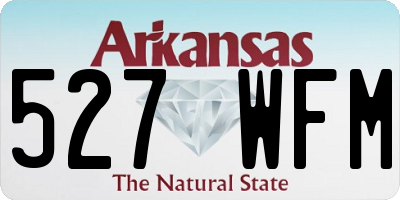 AR license plate 527WFM