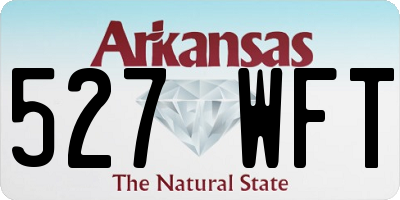 AR license plate 527WFT