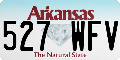 AR license plate 527WFV