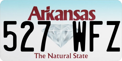 AR license plate 527WFZ