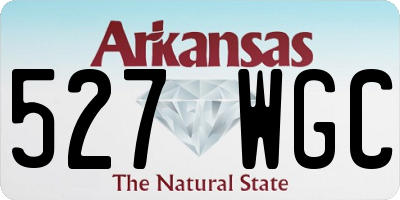 AR license plate 527WGC