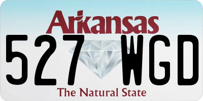 AR license plate 527WGD