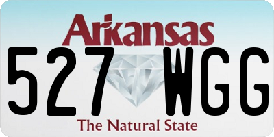 AR license plate 527WGG
