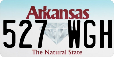 AR license plate 527WGH