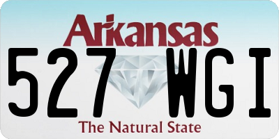 AR license plate 527WGI