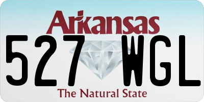 AR license plate 527WGL
