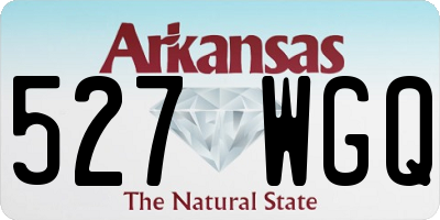 AR license plate 527WGQ