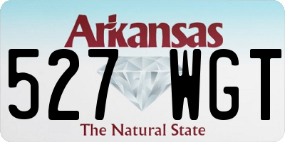 AR license plate 527WGT