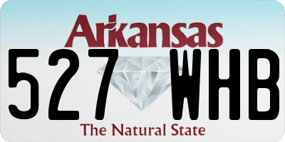 AR license plate 527WHB