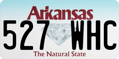 AR license plate 527WHC