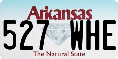 AR license plate 527WHE