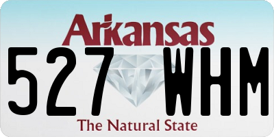 AR license plate 527WHM