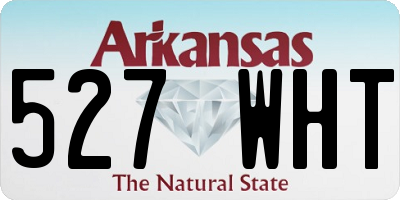 AR license plate 527WHT