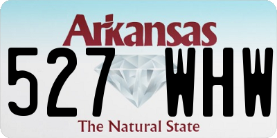 AR license plate 527WHW