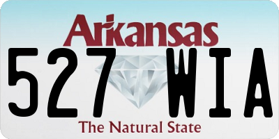 AR license plate 527WIA