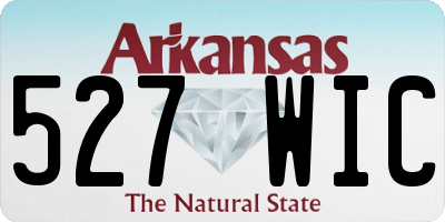 AR license plate 527WIC