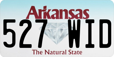 AR license plate 527WID