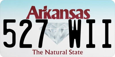 AR license plate 527WII