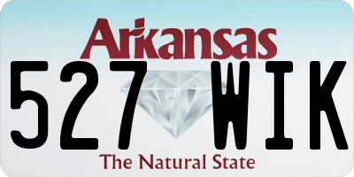 AR license plate 527WIK