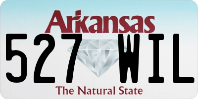 AR license plate 527WIL