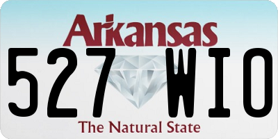 AR license plate 527WIO