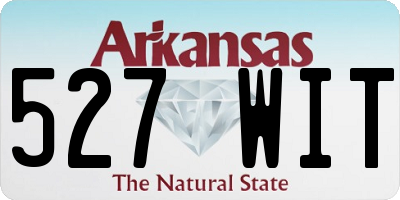AR license plate 527WIT