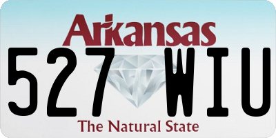 AR license plate 527WIU