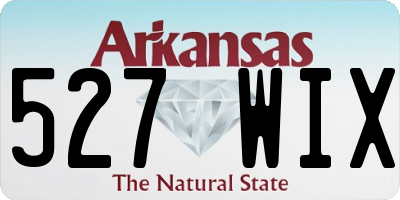 AR license plate 527WIX