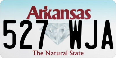 AR license plate 527WJA