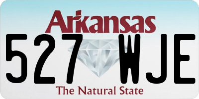 AR license plate 527WJE