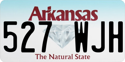 AR license plate 527WJH