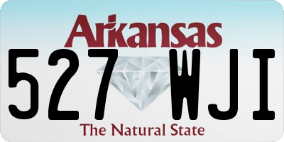 AR license plate 527WJI