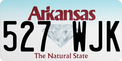 AR license plate 527WJK