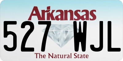 AR license plate 527WJL