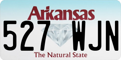 AR license plate 527WJN