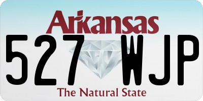AR license plate 527WJP