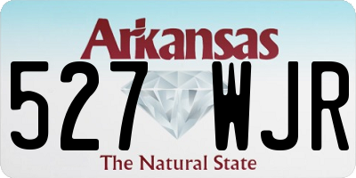 AR license plate 527WJR