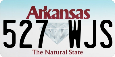 AR license plate 527WJS