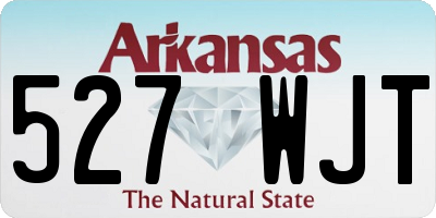 AR license plate 527WJT