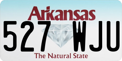 AR license plate 527WJU
