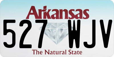 AR license plate 527WJV