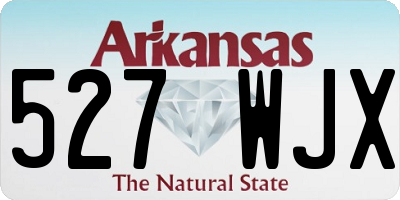 AR license plate 527WJX