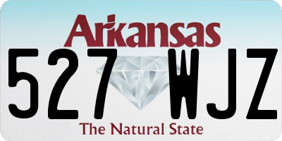 AR license plate 527WJZ