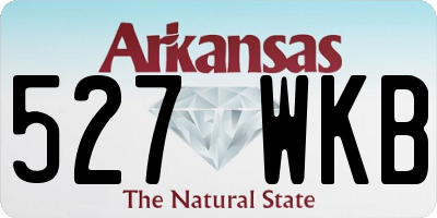AR license plate 527WKB