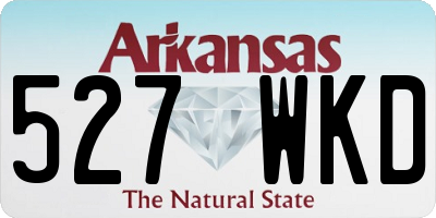 AR license plate 527WKD