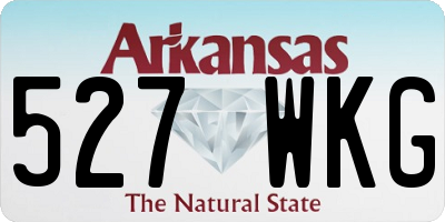 AR license plate 527WKG