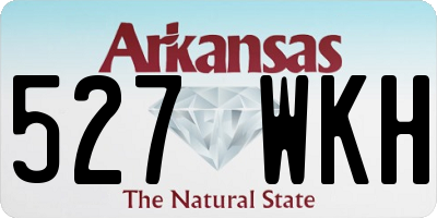 AR license plate 527WKH