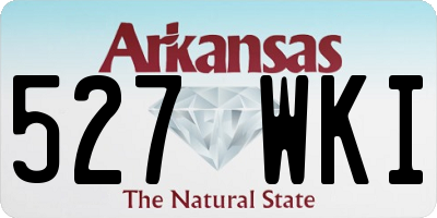 AR license plate 527WKI