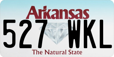 AR license plate 527WKL