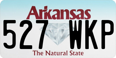 AR license plate 527WKP